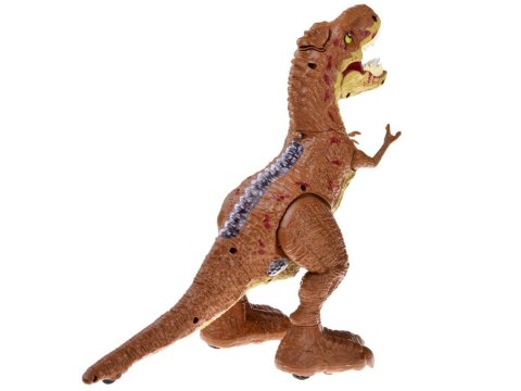DINOZAUR T-REX sterowany gestem + pilot RC 2w1 zieje ryczy świeci tańczy