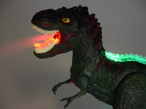 DINOZAUR T-REX sterowany gestem + pilot RC 2w1 zieje ryczy świeci tańczy