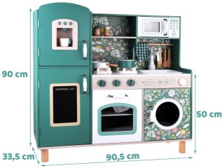 Drewniana KUCHNIA retro vintage lodówka pralka AGD