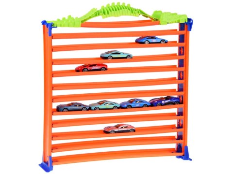 GARAŻ PARKING tor pętla 2w1 resoraki resorówki 8 szt