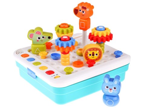 Interaktywny PANEL nauka emocji liczb figur Montessori