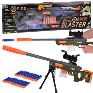 KARABIN snajperski naboje łuski celownik magazynek