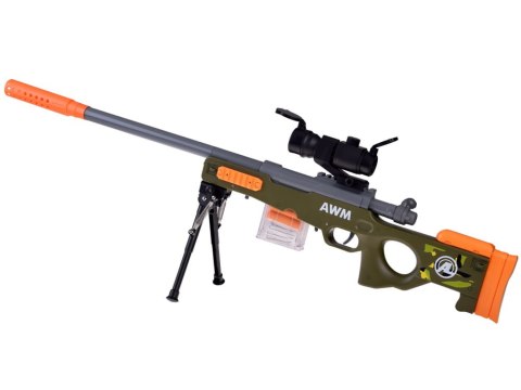 KARABIN snajperski naboje łuski celownik magazynek