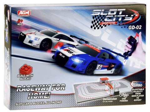 KLOCKI sterowany TOR WYŚCIGOWY tor samochodowy autka pilot