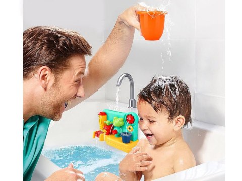 KOŁOWROTEK zabawka do kąpieli do wody panel kurek