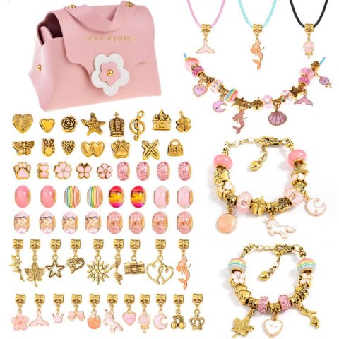 KORALIKI charmsy zawieszki BRANSOLETKI elegancka TOREBKA