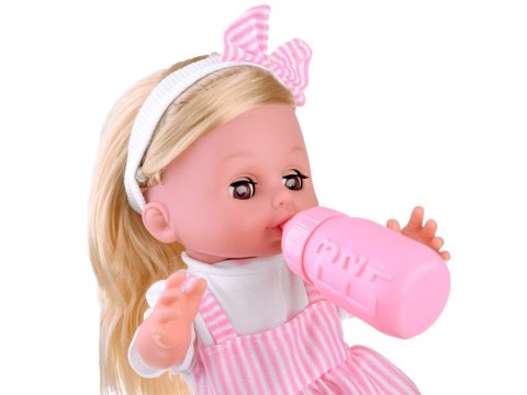 LALKA BOBAS długie włosy LALA nocnik smoczek mówi płacze sika