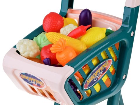 WÓZEK na zakupy + warzywa owoce SKLEP
