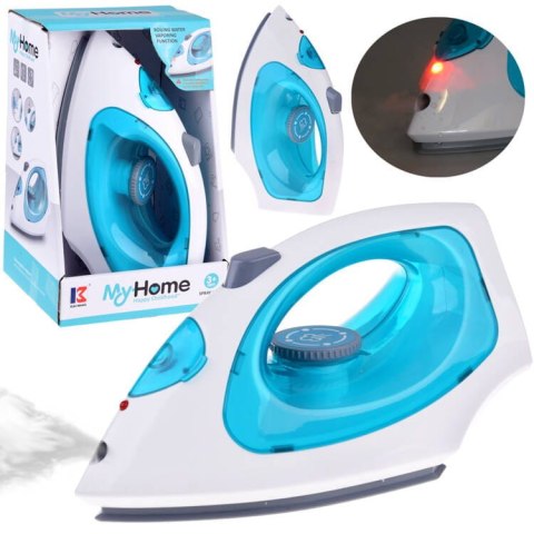 ŻELAZKO dla dzieci MAŁE AGD dźwięki światło funkcja pary