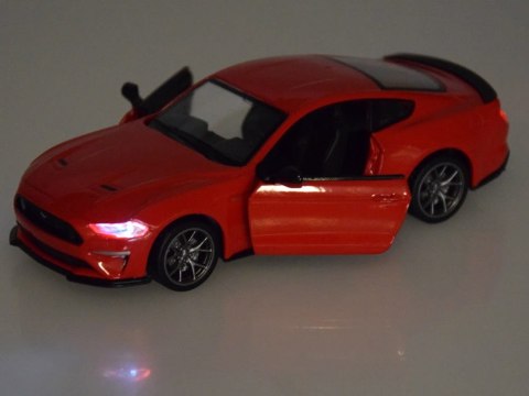 Auto metalowe model 2018 Ford Mustang GT skala 1:34 światło dźwięk