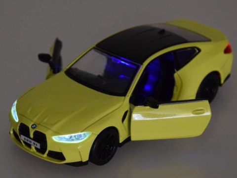 Auto metalowe model BMW M4 skala 1:32 dźwięki światła