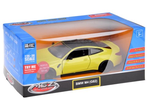 Auto metalowe model BMW M4 skala 1:32 dźwięki światła