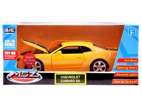 Auto metalowe model Chevrolet Camaro SS 1:32 światło dźwięk