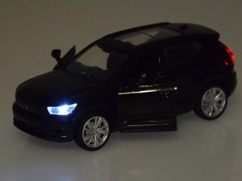 Auto metalowe model Volvo XC40 Recharge skala 1:32 dźwięki światło