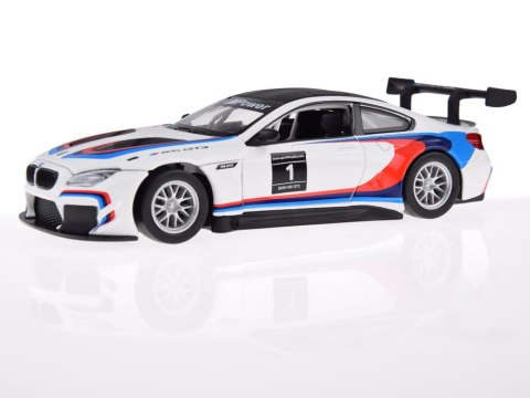 Auto metalowe model sportowe BMW M6 GT3 skala 1:32 światło dźwięk