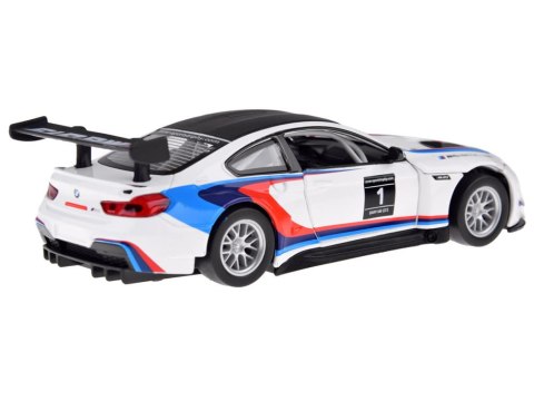 Auto metalowe model sportowe BMW M6 GT3 skala 1:32 światło dźwięk