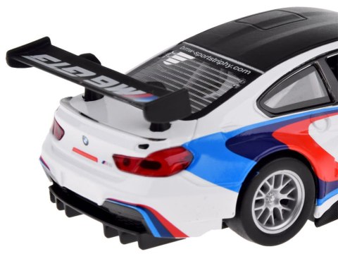 Auto metalowe model sportowe BMW M6 GT3 skala 1:32 światło dźwięk