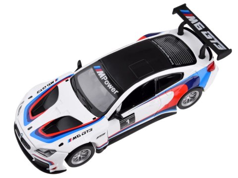 Auto metalowe model sportowe BMW M6 GT3 skala 1:32 światło dźwięk