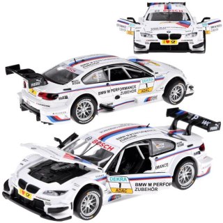 Auto metalowe sportowy model BMW M3 DTM skala 1:32 dźwięki światła