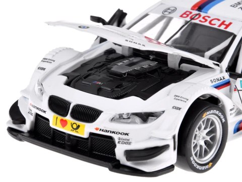 Auto metalowe sportowy model BMW M3 DTM skala 1:32 dźwięki światła