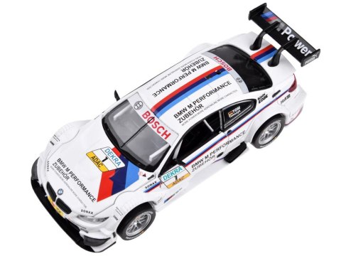 Auto metalowe sportowy model BMW M3 DTM skala 1:32 dźwięki światła