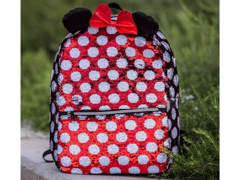 Disney Myszka Minnie PLECAK Uroczy Stylowy Cekinowy 40 cm