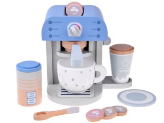 Drewniany EKSPRES do kawy z filiżanką małe AGD KAWIARKA