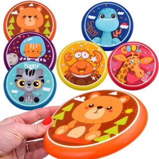 Kolorowy Latający DYSK 16cm Zabawka zręcznościowa dysk do rzucania