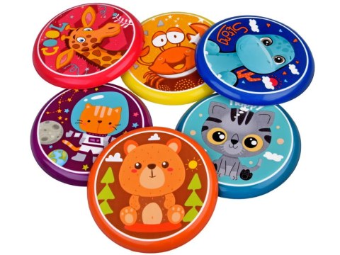 Kolorowy Latający DYSK 16cm Zabawka zręcznościowa dysk do rzucania