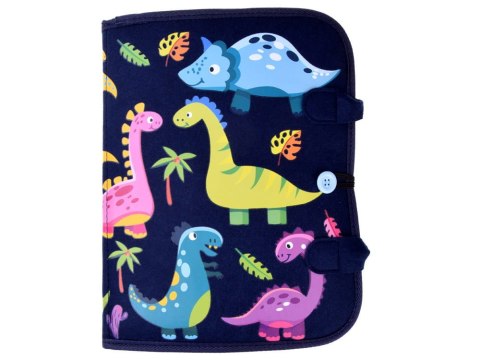 MONTESSORI Materiałowa MIĘKKA KSIĄŻECZKA tablica manipulacyjna sensoryczna