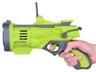 PISTOLET maszynka automat do puszczania tęczowych baniek mydlanych BAŃKI MYDLANE