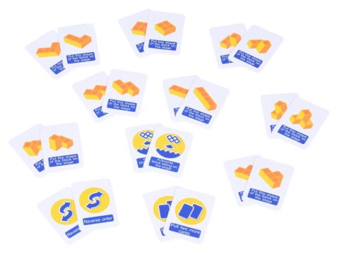 Klocki Konstrukcyjne Wieża Balansująca Tetris 3D Gra Zręcznościowa