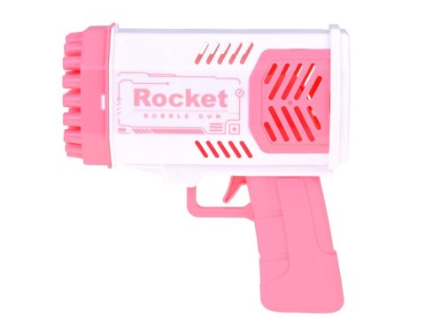 Maszynka Pistolet bańki mydlane światło + płyn