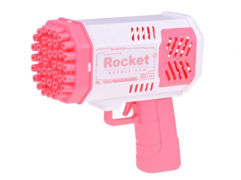 Maszynka Pistolet bańki mydlane światło + płyn