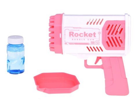 Maszynka Pistolet bańki mydlane światło + płyn