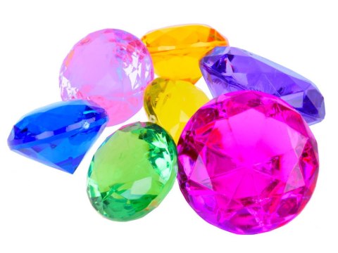 Piracka Skrzynia z Kolorowymi Kryształkami - poszukiwanie skarbów