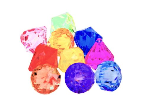 Piracka Skrzynia z Kolorowymi Kryształkami - poszukiwanie skarbów