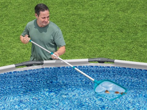 Podbierak Siatka do czyszczenia basenu aluminiowy kij teleskopowy z siatką Bestway 58635