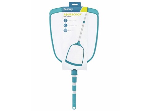 Podbierak Siatka do czyszczenia basenu aluminiowy kij teleskopowy z siatką Bestway 58635