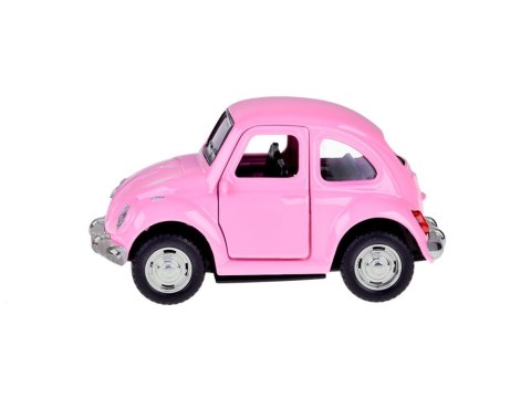 Autko Garbusek metalowy samochodzik otwierane drzwi światło dźwięk