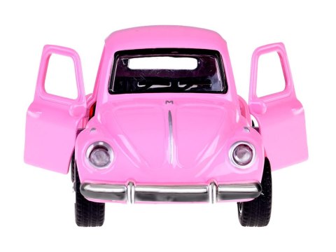 Autko Garbusek metalowy samochodzik otwierane drzwi światło dźwięk