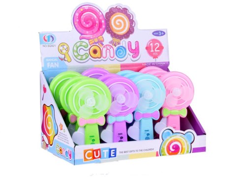 Cukierkowy Kolorowy Wiatraczek ręczny dla dziecka Zabawka Wiatrak