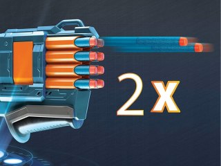 Duży lekki Zestaw Pistolet Nerf Elite 2.0 + 16 naboje