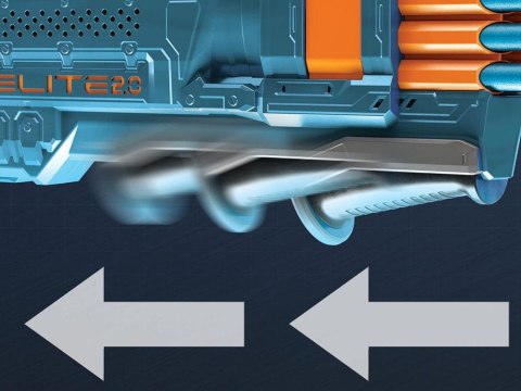 Duży lekki Zestaw Pistolet Nerf Elite 2.0 + 16 naboje