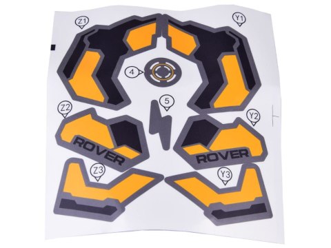 Edukacyjny Łazik Marsjański zestaw konstrukcyjny solarny 50 ele