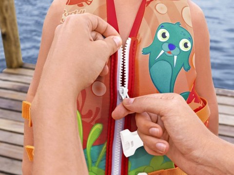 Kamizelka do pływania dla dziecka do 23 kg grafika Mors Bestway 90146