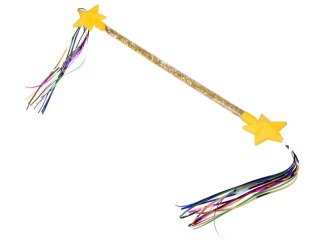 Różdżka pałeczka gimnastyczna ze wstążkami dla gimnastyczki