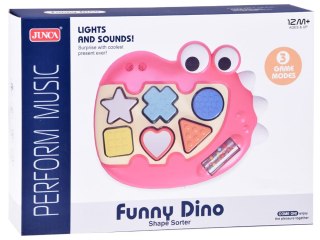 Sorter dinozaur z dźwiękiem i światłem zabawa sensoryczna