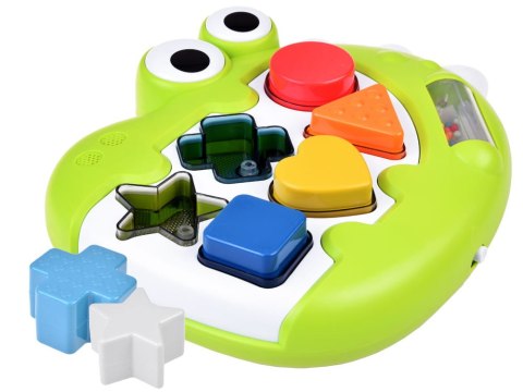 Sorter dinozaur z dźwiękiem i światłem zabawa sensoryczna