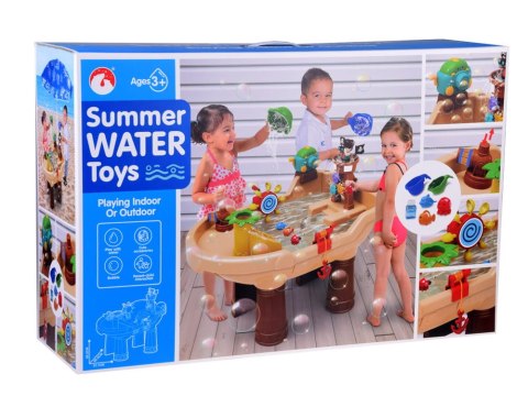 Stojący Plac Zabaw Piaskownica Łódka Pirata + puszcza bańki mydlane